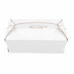 Caixa Cartão p/ Tortas c/ Pegas Branco Tronchetto 17,5x35x15cm – Norpack - Image 2