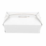 Caixa Cartão p/ Tortas c/ Pegas Branco Tronchetto 17,5x35x15cm – Norpack - Image 4