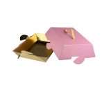 Caixa Cartão Rosa p/ Bolos / Bentô Cake c/ Fita Coperchio 17,5x12,5x9cm – Norpack - Image 2