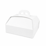 Caixa Cartão p/ Bolos c/ Pegas Branco Scrigno 25x25x12cm – Norpack