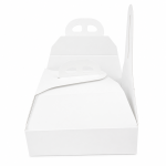 Caixa Cartão p/ Bolos c/ Pegas Branco Scrigno 25x25x12cm – Norpack - Image 2