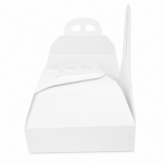Caixa Cartão p/ Bolos c/ Pegas Branco Scrigno 25x25x12cm – Norpack - Image 4