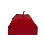Caixa Cartão p/ Bolos c/ Pegas Vermelho Scrigno 25x25x12cm – Norpack - Image 2