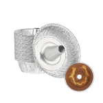 Forma Alumínio p/ Bolo/ Pudim 17,7x6cm Pack 10 unidades – Norpack