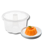 Caixa Plástica Reutilizável para Pudim 1kg 15,5cm – Norpack
