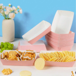 Bandeja Cartão para Festas Rosa Pack 10 unidades – Norpack