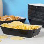 Bandeja Cartão para Festas Preta Pack 10 unidades – Norpack
