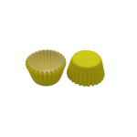 Forma Papel Brigadeiros Amarelo 2,5x3,3cm Pack 500 Unidades – Norpack