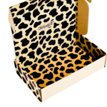 Caixa Postal C/ Padrão Manchas Vaca em preto + Obrigada (impressão no exterior e interior) – Envio de Encomendas com Estilo – Norpack - Image 6
