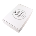 Caixa Postal Branco "Produto Artesanal Coração" – Envio de Encomendas com Estilo – Norpack