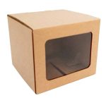 Caixa Cartão Presente / Pastelaria / Bolos Kraft c/Janela – Norpack