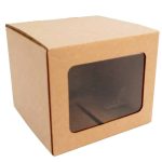 Caixa Cartão Presente / Pastelaria / Bolos Kraft c/Janela – Norpack