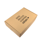 Caixa Postal Kraft "Este Pacote Contém Amor" – Envio de Encomendas com Estilo – Norpack - Image 8