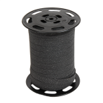 Fita de Embrulho Preta c/ Glitter 10mmx100mtrs – Norpack
