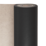 Rolo Papel Embrulho Kraft Verjurado Preto 70cmx100mtrs – Norpack