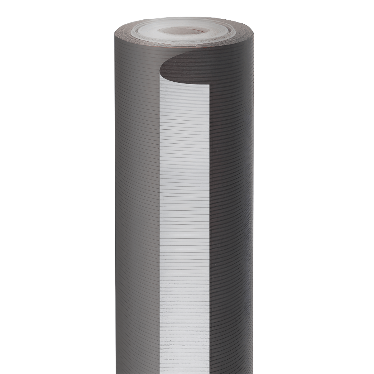 150600000204-1.png Rolo Papel Embrulho Preto/Prata 70cm x 50mt – Norpack - Image 1