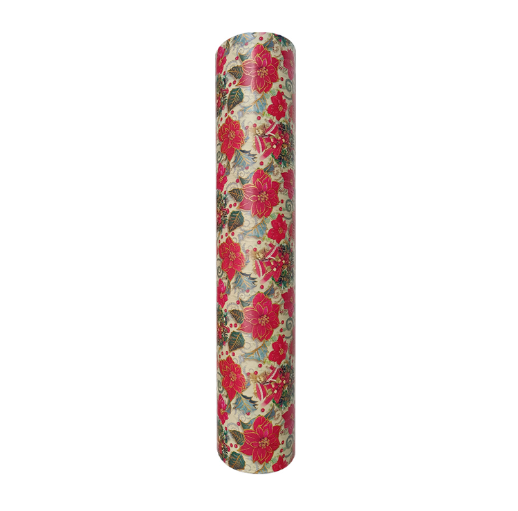 150600000205.png Rolo Papel Embrulho Natal Azevinho Bege 62cmx200mtrs – Norpack - Image 1