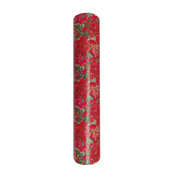 150600000206.png Rolo Papel Embrulho Natal Azevinho Vermelho 62cmx200mtrs – Norpack - Image 1