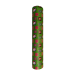 Rolo Papel Embrulho Verde Pai Natal 62cmx200mtrs – Norpack