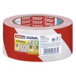 Fita Adesiva Marcação/Sinalização Vermelha/Branca TESA – Norpack