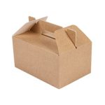 Caixa Cartão Kraft Cabaz / Presente / Lunch Box 18x12x9cm p/Take Away/Presente/Pastelaria/Bolos – Norpack - Image 5