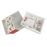 Caixa Cartolina C/ Tampa PVC 1 Bentô Cake + 3 Brigadeiros Natal Coelho + Meia – Norpack - Image 2