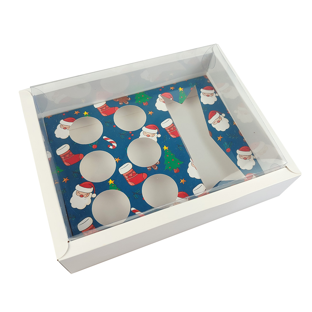 1695378449532.jpg Caixa Cartolina C/ Tampa PVC 1 Mini Garrafa + 6 Brigadeiros Natal – Norpack - Image 1