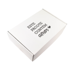 Caixa Postal Branco "Este Pacote Contém Amor" – Envio de Encomendas com Estilo – Norpack