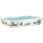 Tabuleiro Cartão Branco Natal Floresta 33x20x7cm – Norpack