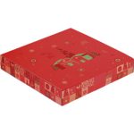 Caixa Cartão Calendário Advento Mosaico Natal c/ 24 janelas picotadas 36x36x6cm – Norpack - Image 6