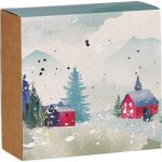 Caixa Cartão Cabaz Kraft c/ Manga Natal Floresta 16,7x7,8x17,2cm – Norpack - Image 3