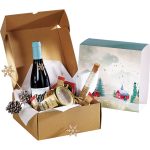 Caixa Cartão Cabaz Kraft c/ Manga Natal Floresta 21x21x9cm – Norpack - Image 2