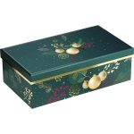 Caixa Cartão Presente Retangular Verde Natureza Encantada 31,5x18x10cm – Norpack