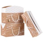 Caixa Cartão Presente Kraft/Branca Boas Festas c/ cordão 31,5x16x16cm – Norpack - Image 5