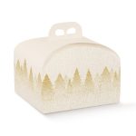 Caixa Cartão Cabaz / Presente / Panettone Branca Pinheiros 245x245x180mm – Norpack