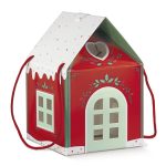 Caixa Cartão Vermelha Casinha 200x200x180mm – Norpack