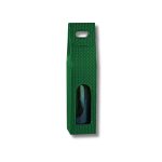 Caixa Cartao Verde c/ bolinhas para 1 Garrafa c/ janela 90x90x385mm – Norpack