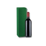 Caixa Cartão Verde c/ bolinhas para 1 Garrafa Bordalesa 90x90x340mm – Norpack