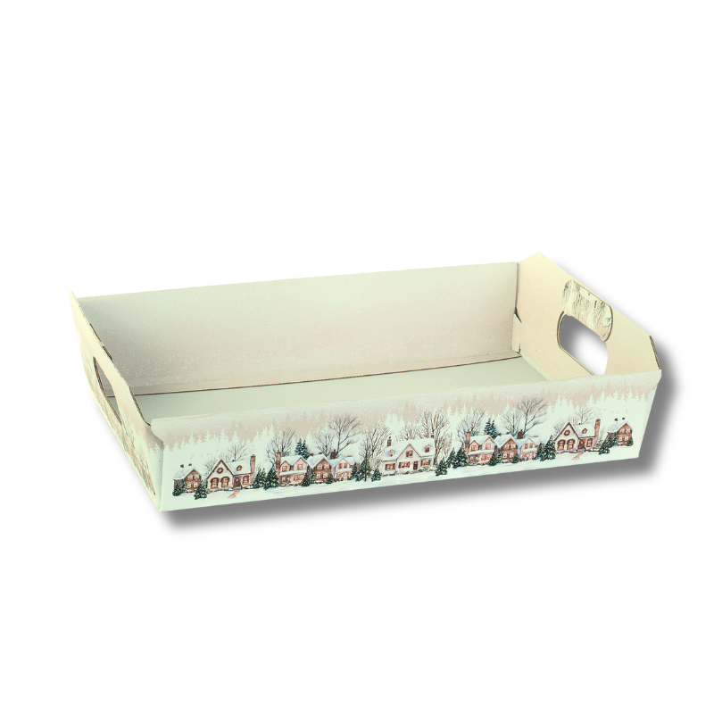 170100000459.png Tabuleiro Cartão Creme Casinhas Natal 35x26x7cm – Norpack - Image 1