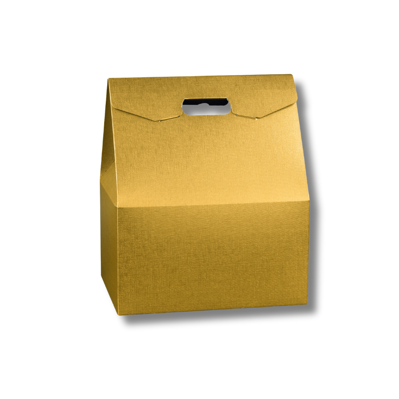 170100000484.png Caixa Cartão Presente Dourada c/ Pega 330x250x390mm – Norpack - Image 1
