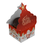 Caixa Cartolina Mini Panettone Árvore Vermelha Natal Encantado Pack 5 unidades – Norpack