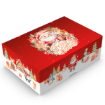 Caixa Cartolina Presente Vermelha Natal Encantado 6 Brigadeiros Pack 10 unidades – Norpack