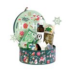 Caixa Cartão Redonda Natal Jardim de Inverno 35,5x13cm – Norpack