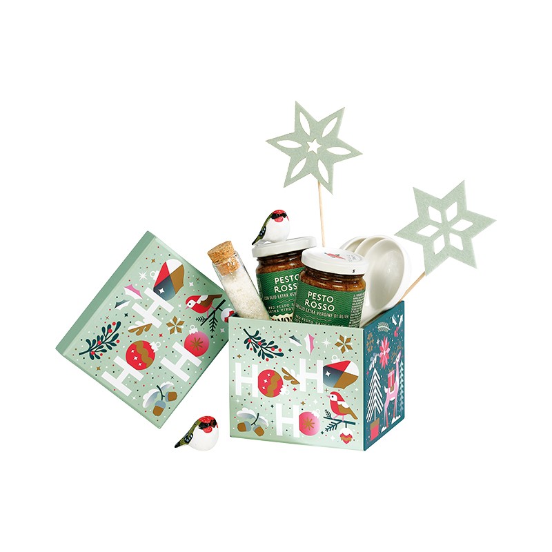 170100000539.jpg Caixa Cartão Presente Natal Jardim de Inverno 12,5x11x10cm – Norpack - Image 1