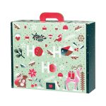 Caixa Cartão Natal Jardim de Inverno c/ pega 38,4x32,5x11,5cm – Norpack