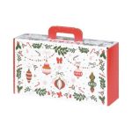 Caixa Cartão Natal Vermelho Encantado c/ pega 33x18,5x9,5cm – Norpack - Image 3
