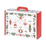Caixa Cartão Natal Vermelho Encantado c/ pega 34,2x25x11,5cm – Norpack - Image 3