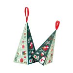 Caixa Cartão Natal Jardim de Inverno 8x8x17,5cm – Norpack