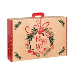 Caixa Cartão Natal Ho Ho Ho c/ pega 54x36x12,5cm – Norpack