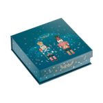 Caixa Cartão Chocolates Natal Quebra Nozes Fecho Magnético 4 linhas 15,5x15,5x3,3cm – Norpack - Image 4
